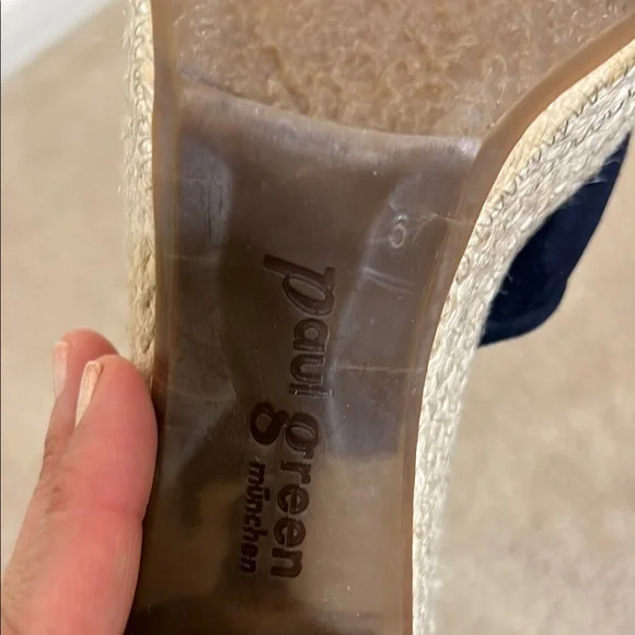 Paul Green sz 8.5 Elegant Black Women's Heels - Picture 6 of 7